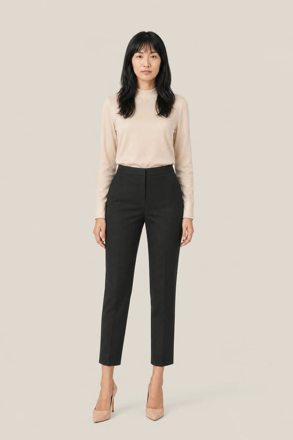 Nadia — Cropped Cigarette Trouser