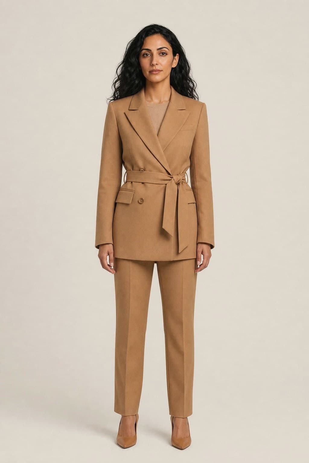 Saba — Double-Breasted Wrap Blazer
