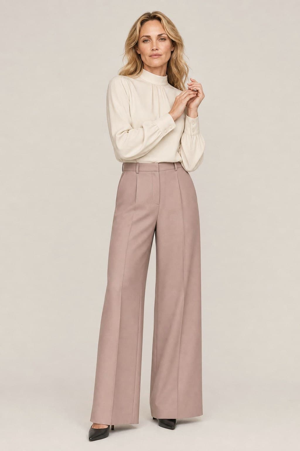 Reem — Bishop-Sleeve Blouse