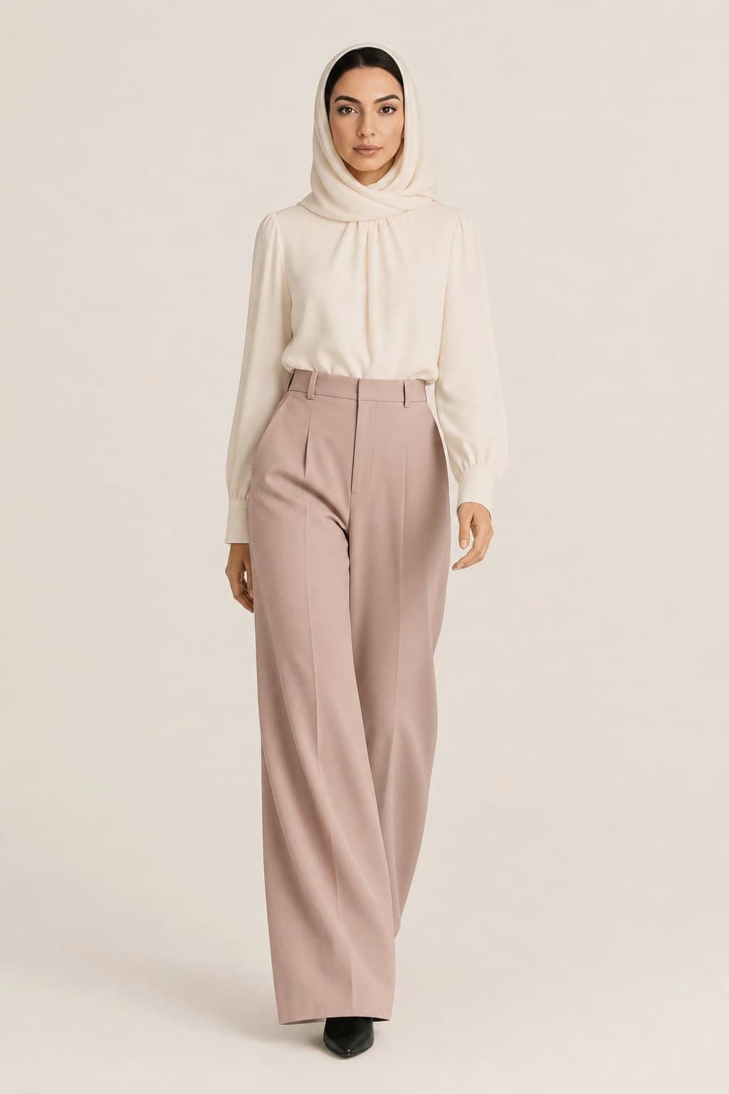 Ghaya — Flared Wide-Leg Trouser